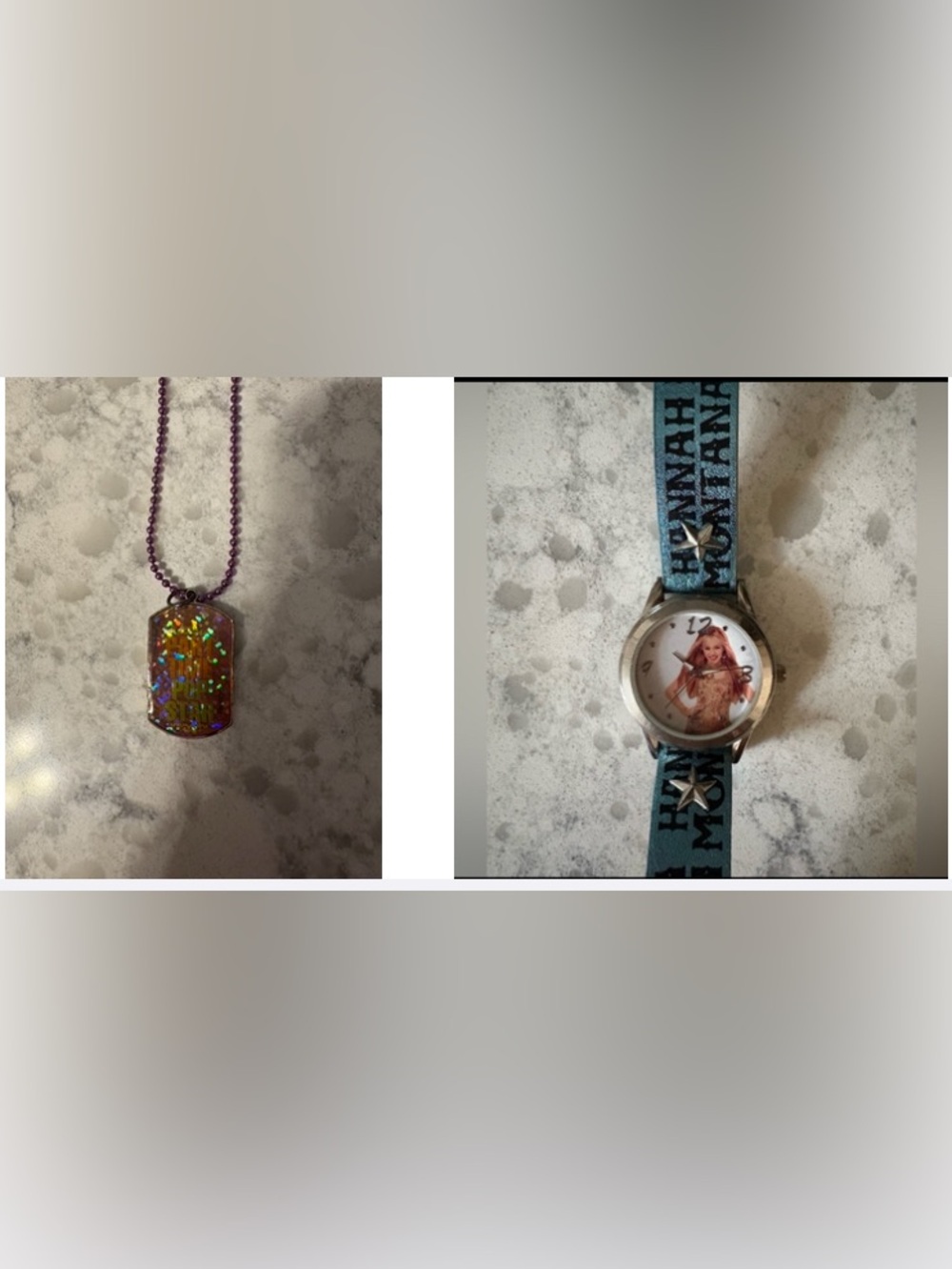 Pre-owned Disney Hannah Montana Watch UNTESTED may need battery & necklace